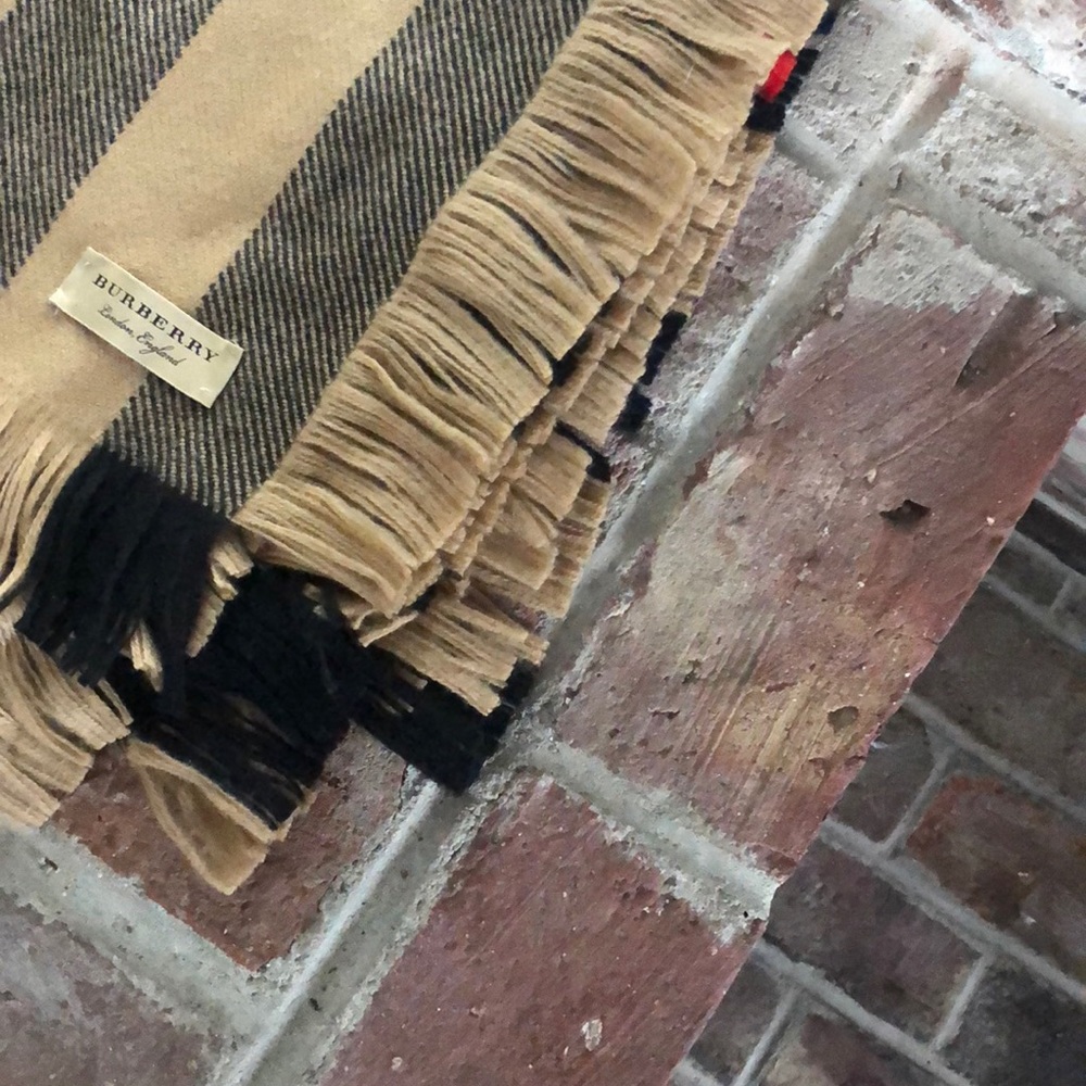 Burberry Fringe Scarf